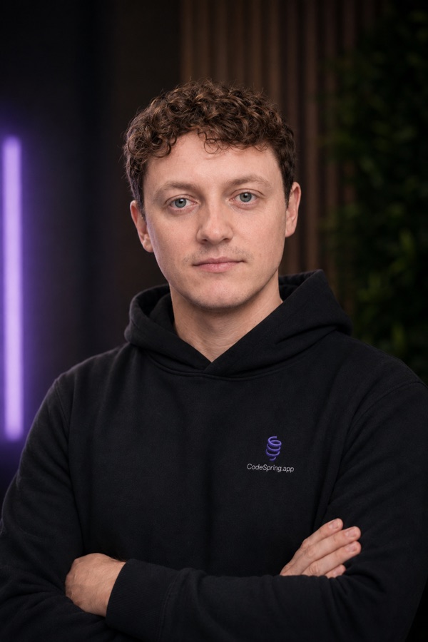 Sebastian Volkis, founder and CEO of CodeSpring