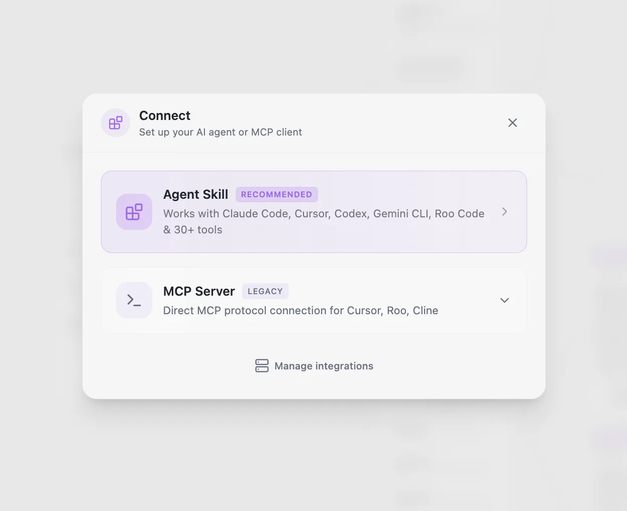 MCP & CLI Connection